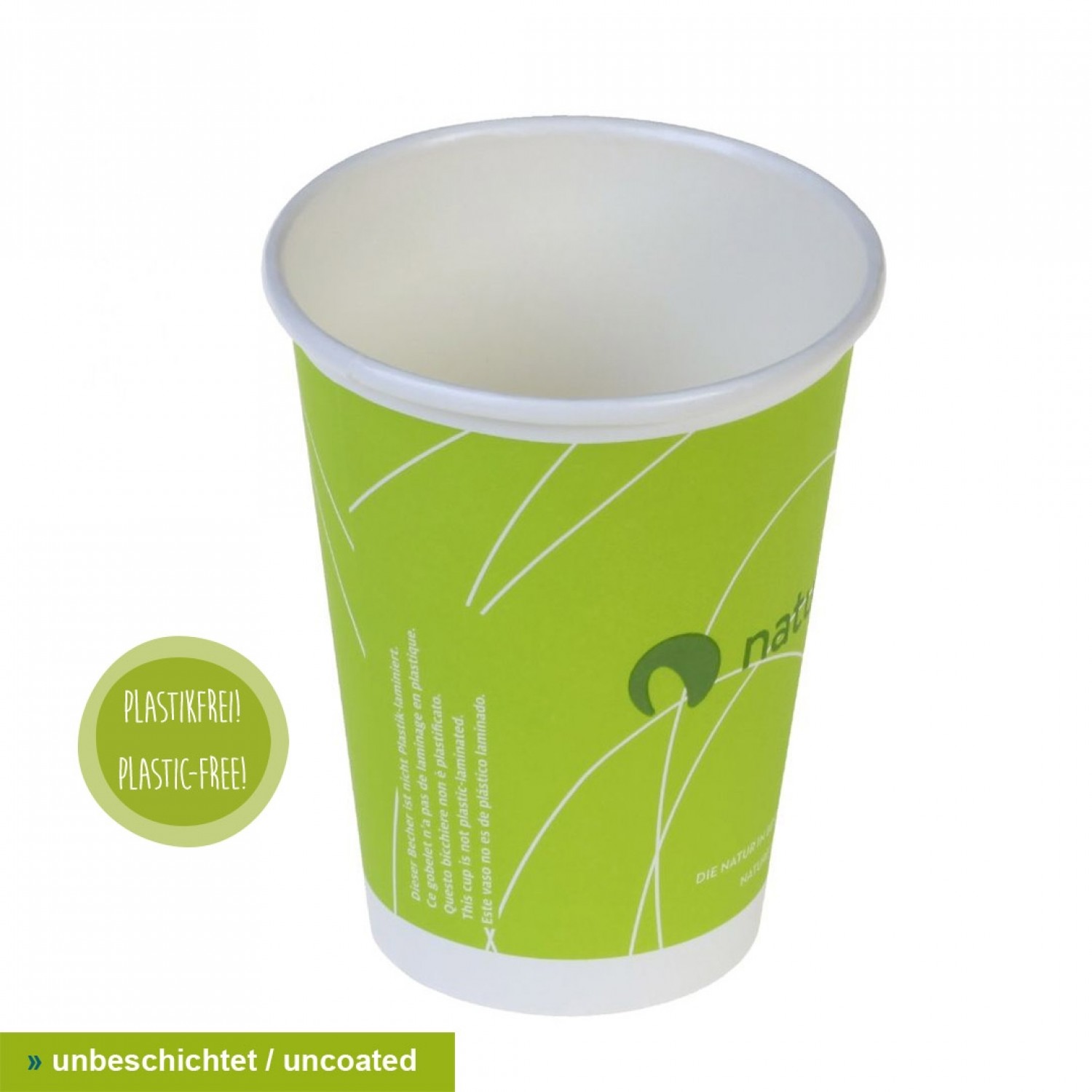 Naturesse FSC® Paper green Takeaway Coffee Cup » Pacovis