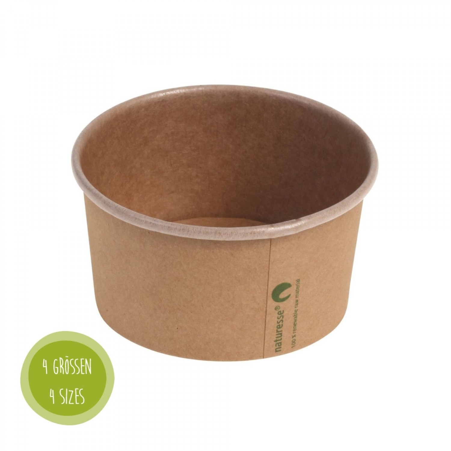 Eco-friendly Kraft Paper/PLA Ice Cream Cup Naturesse® » Pacovis