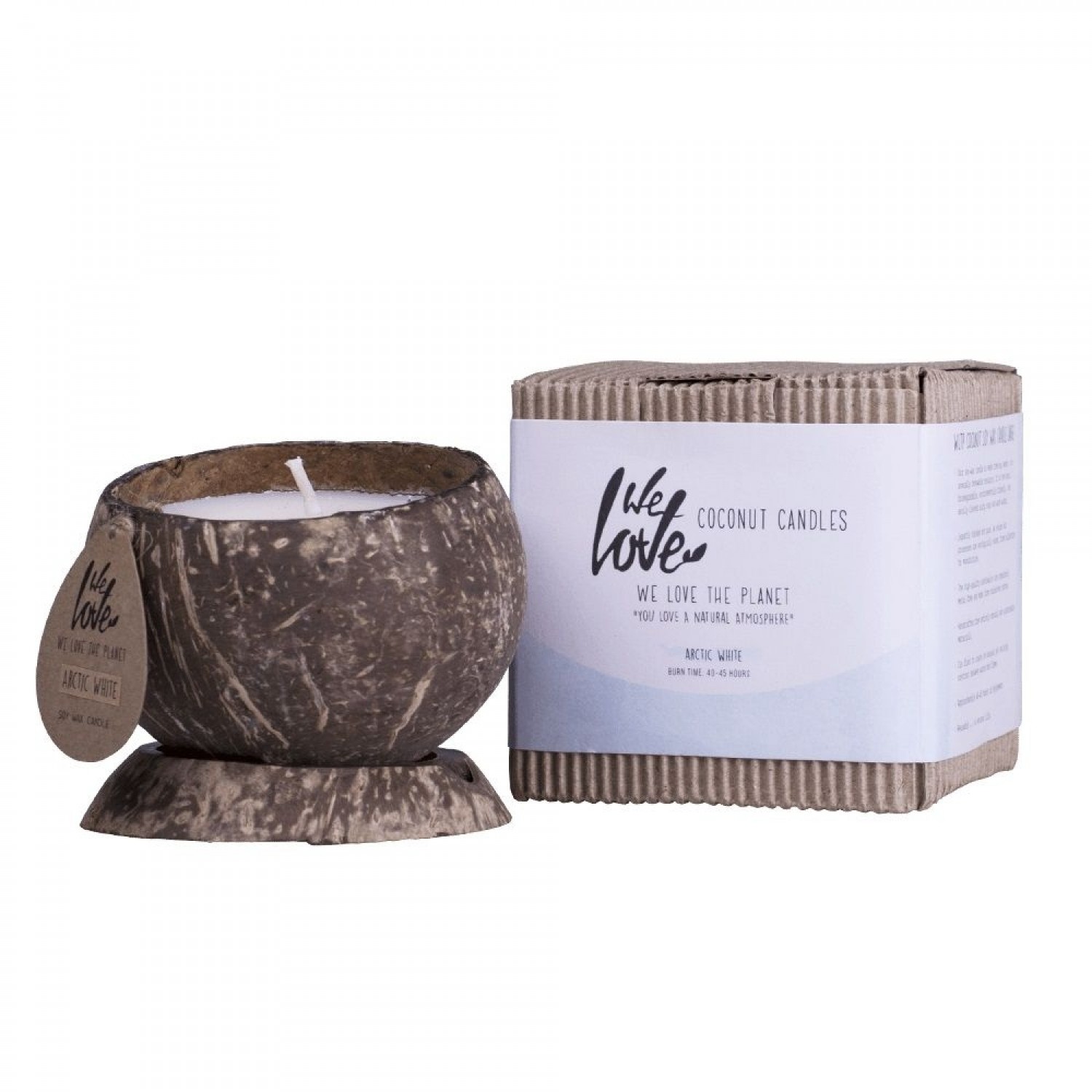 Coconut Soy Wax Candle Artic White » We Love the Planet