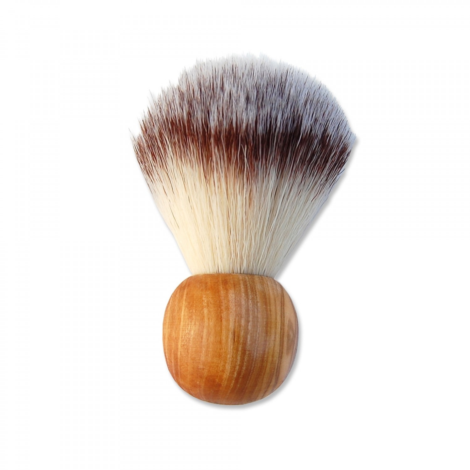 Vegan Shaving Brush, artificial hair & olive wood handle “Rondo” | D.O.M.