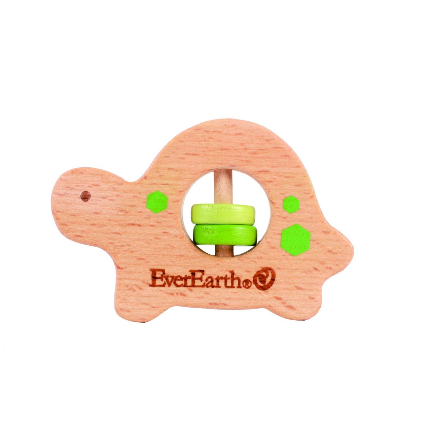 EverEarth Turtle grasping ring FSC® Wood toy