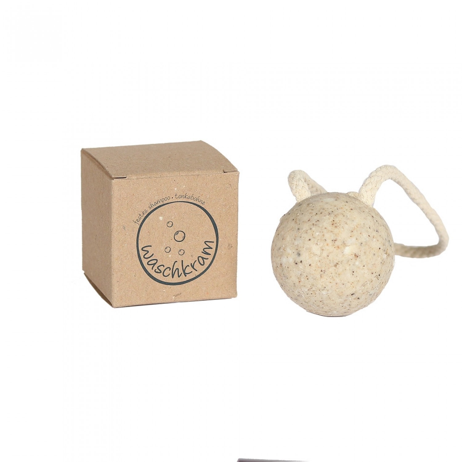 Organic shampoo ball TONKA BEAN for dry hair | Waschkram