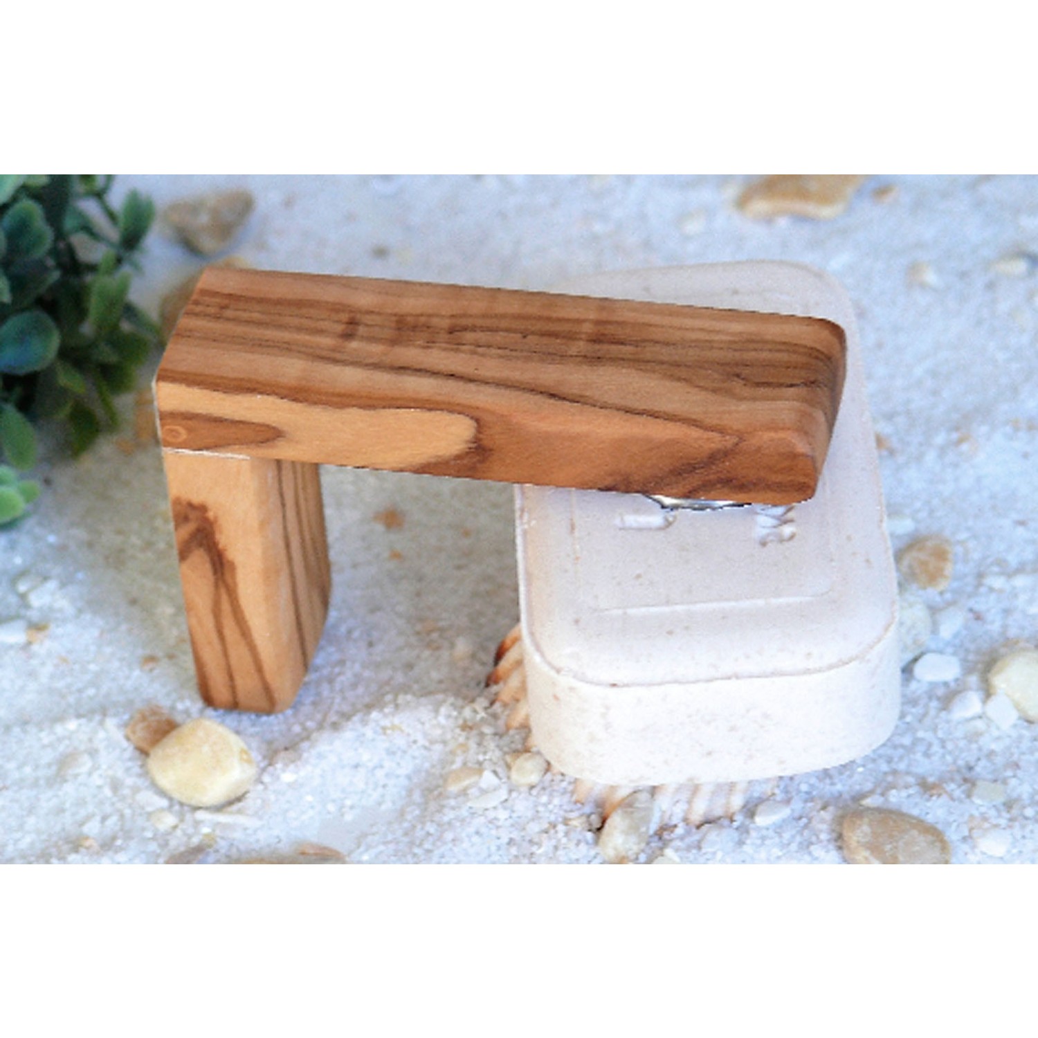 Eco-friendly Magnetic Soap Holder Olive Wood » D.O.M.
