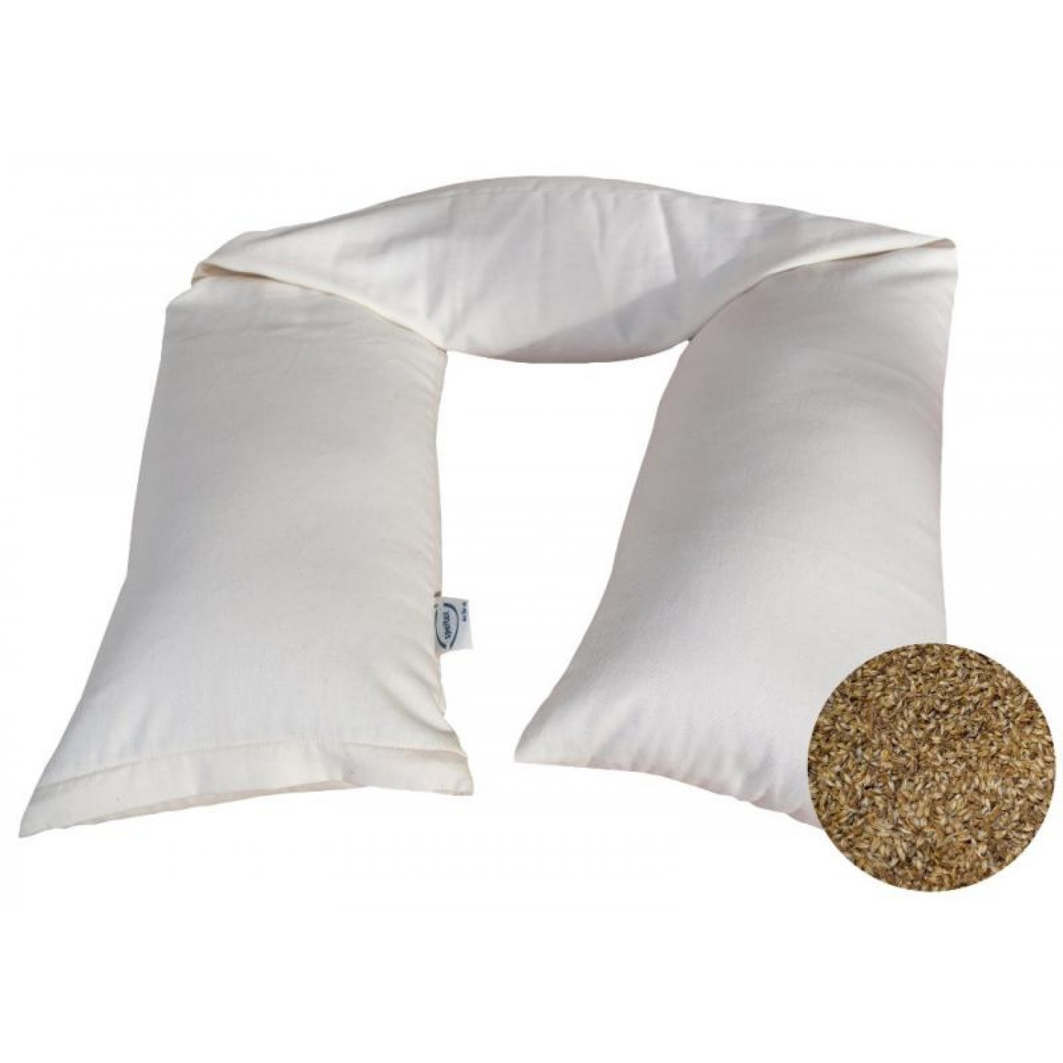 Breastfeeding Pillow 170x28 cm with Organic Spelt Husks & natural rubber | speltex