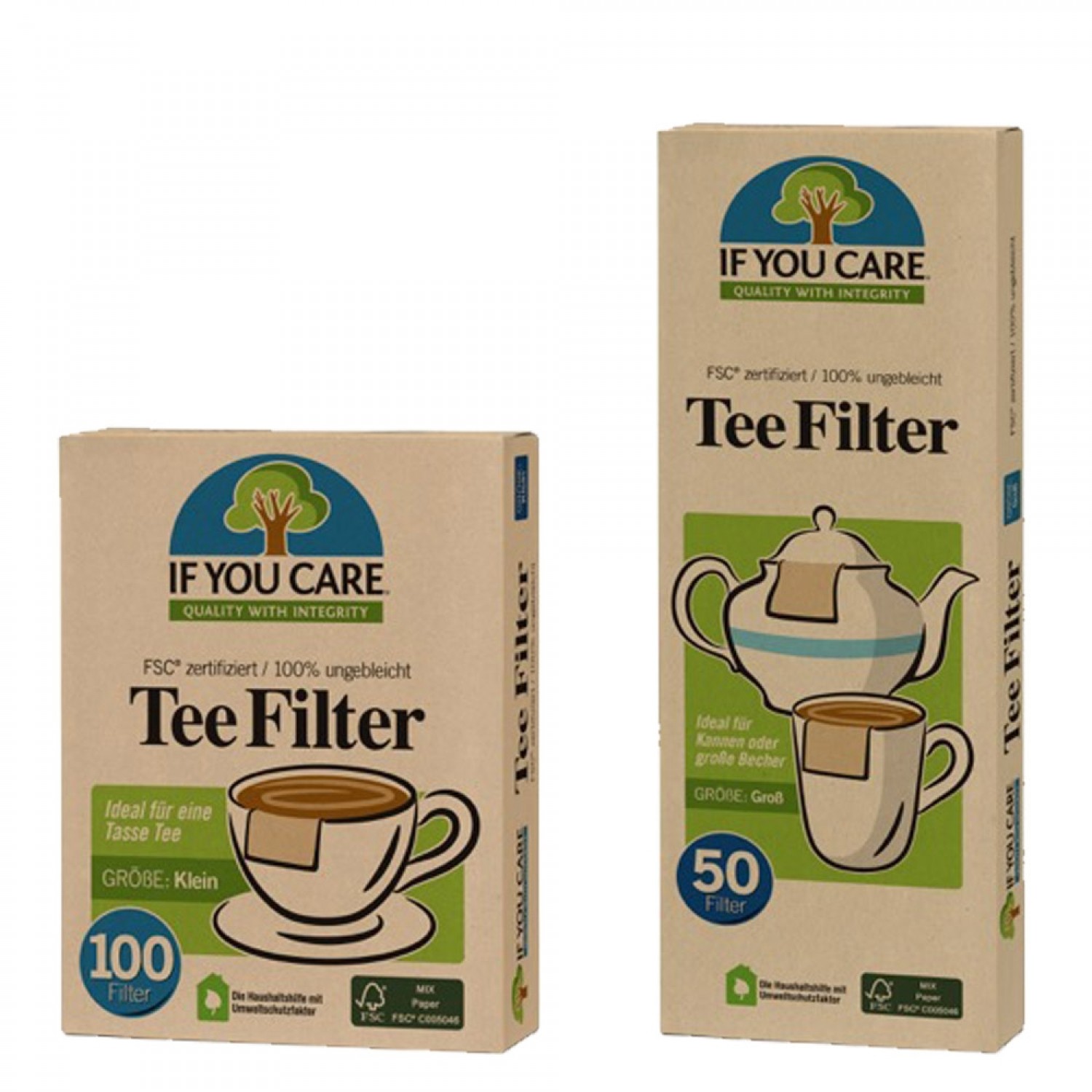Unbleached Eco Tea Filters » If You Care