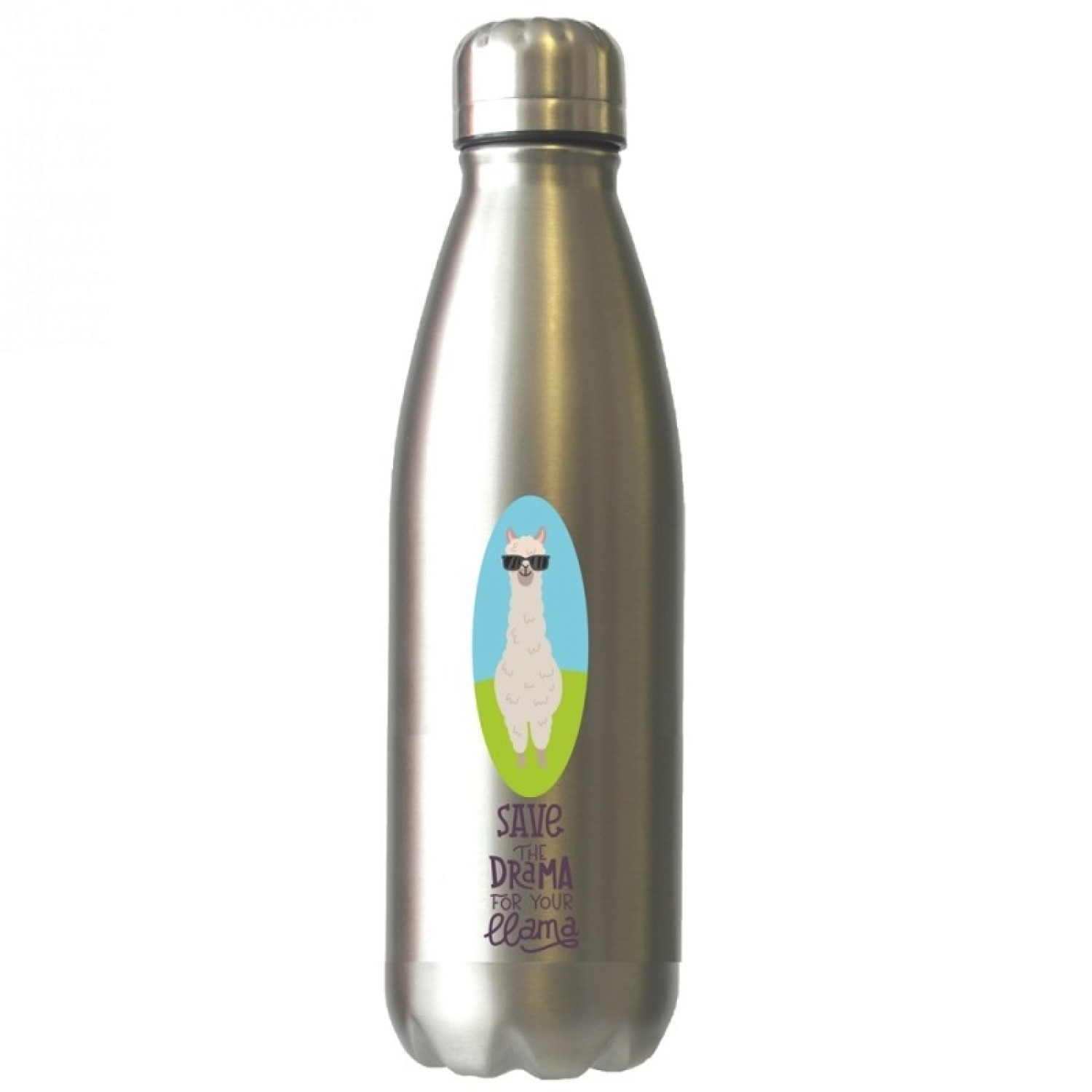 Save the Drama for your llama stainless steel thermos bottle | Dora’s