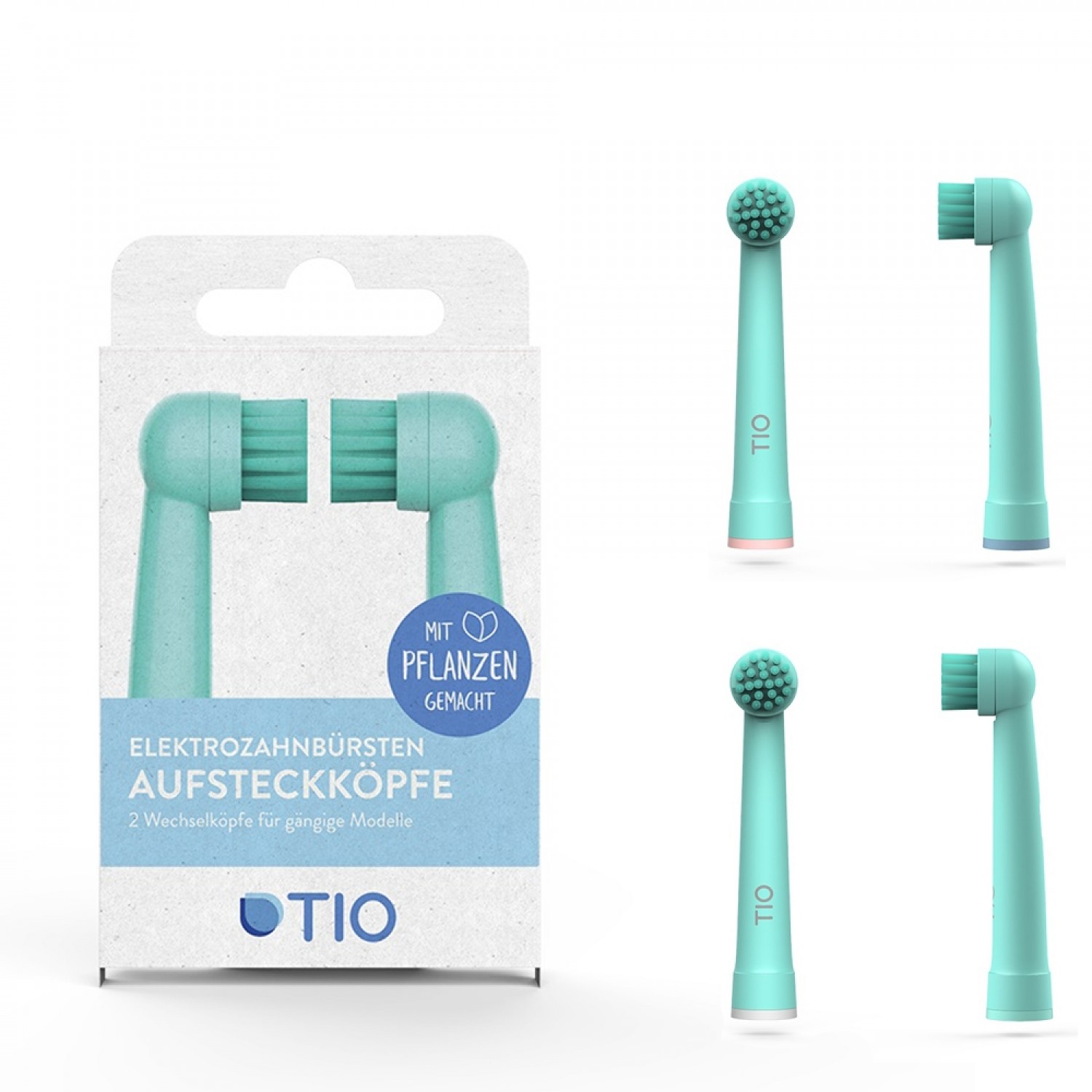 TIOmatik replaceable Brush Head for Electric Toothbrushes