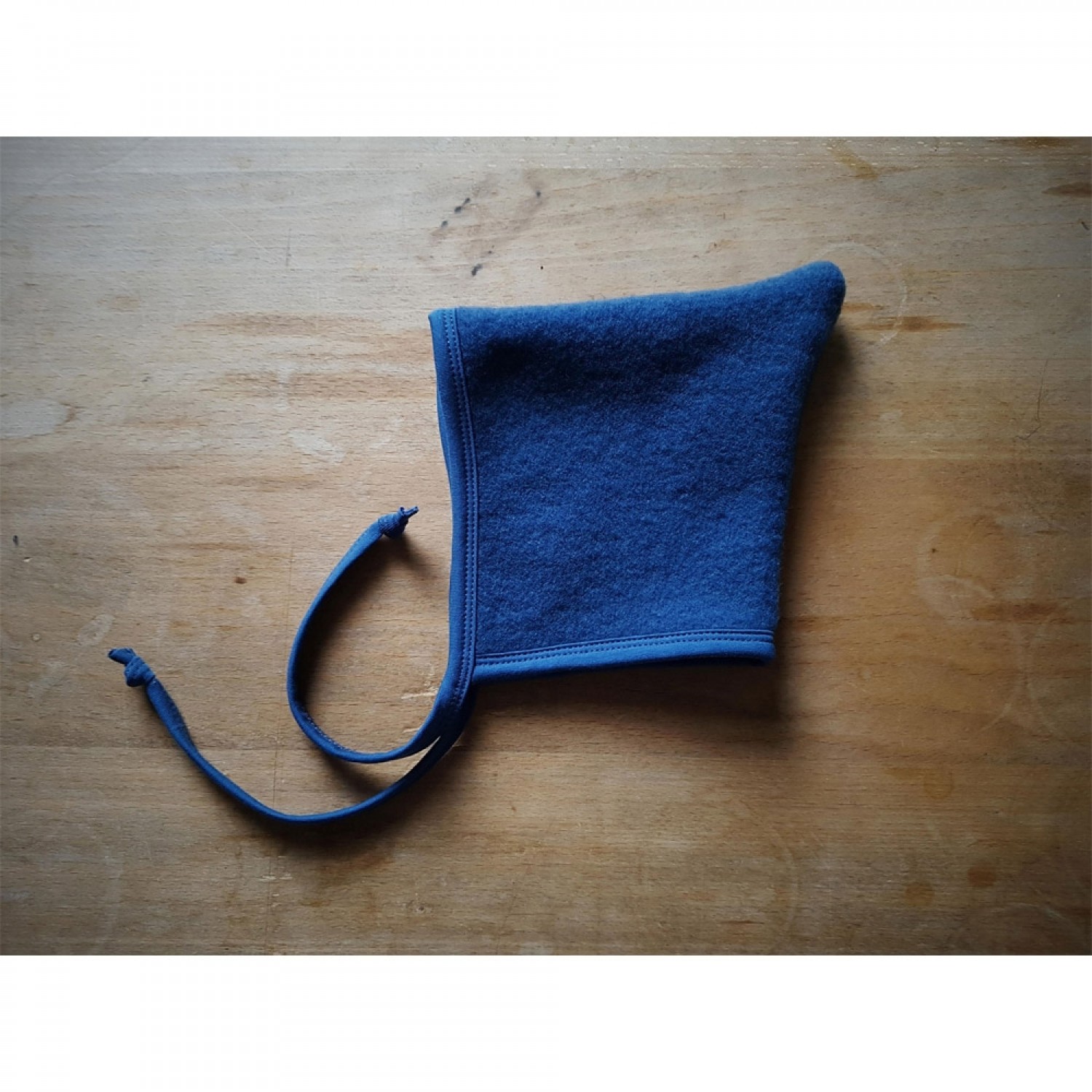 Night Blue Baby Pointed Hat Organic Wool Fleece » Ulalue