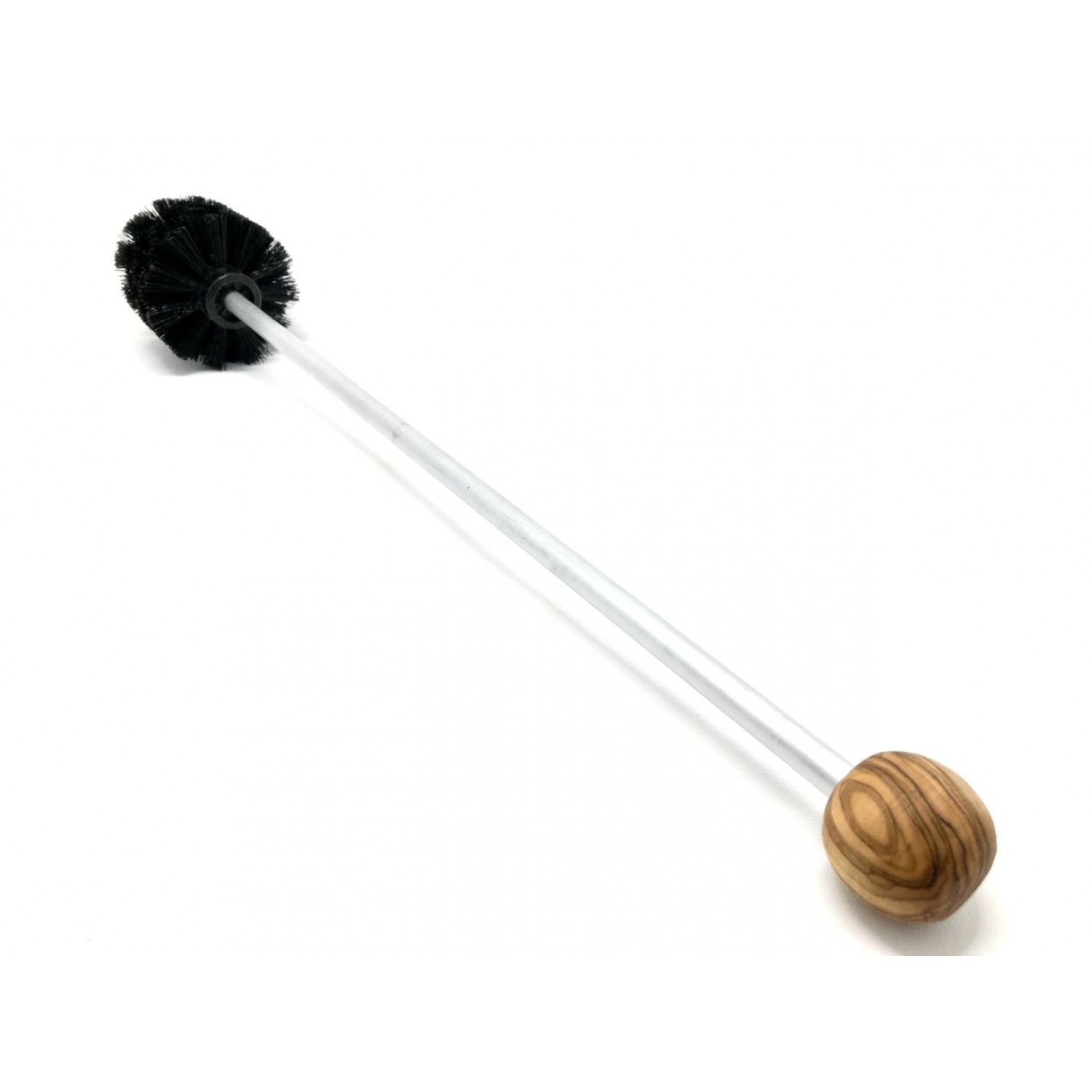 Long Handle Toilet Brush with Olive Wood Ball Handle » D.O.M.