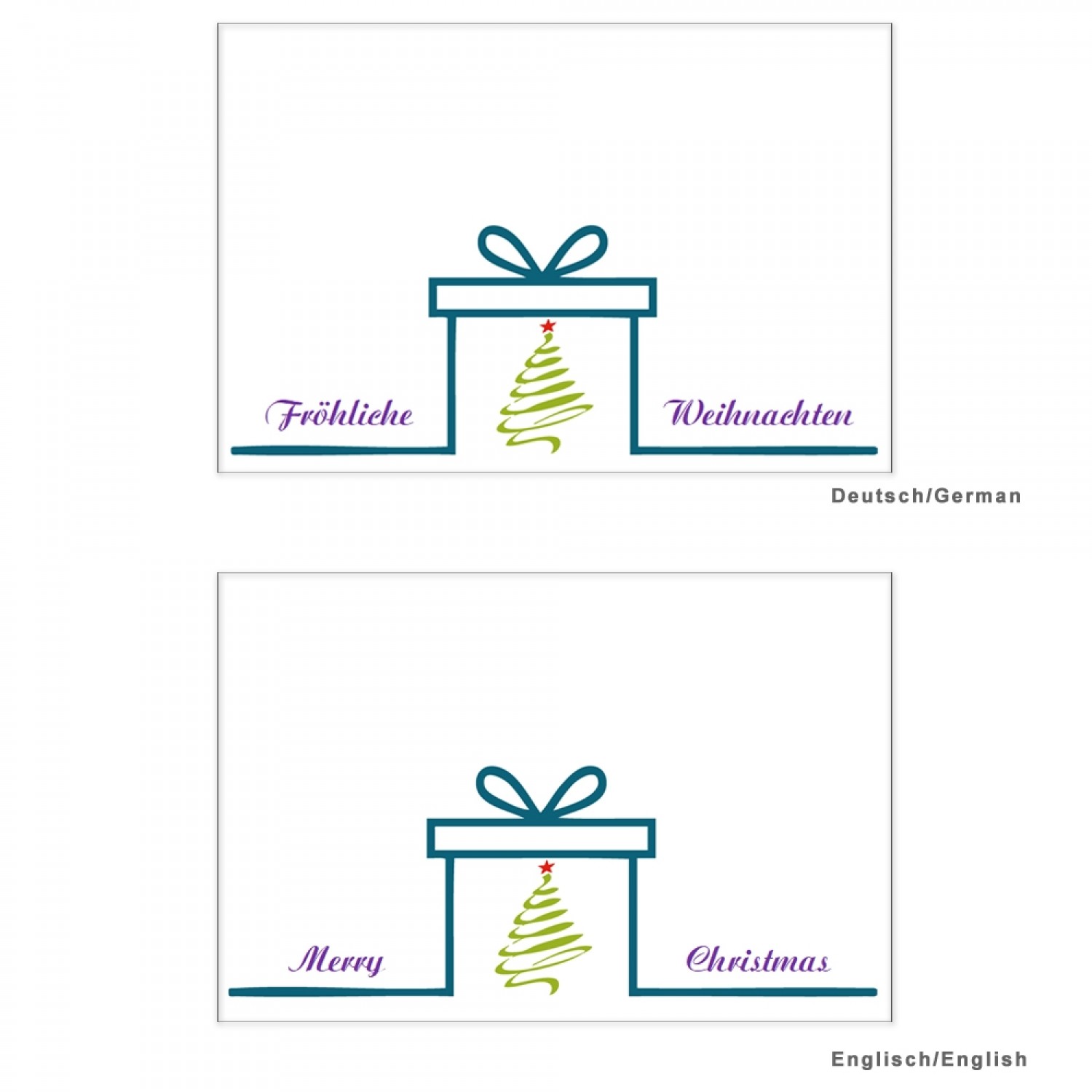 Merry Christmas Sustainable Gift Voucher Print at Home