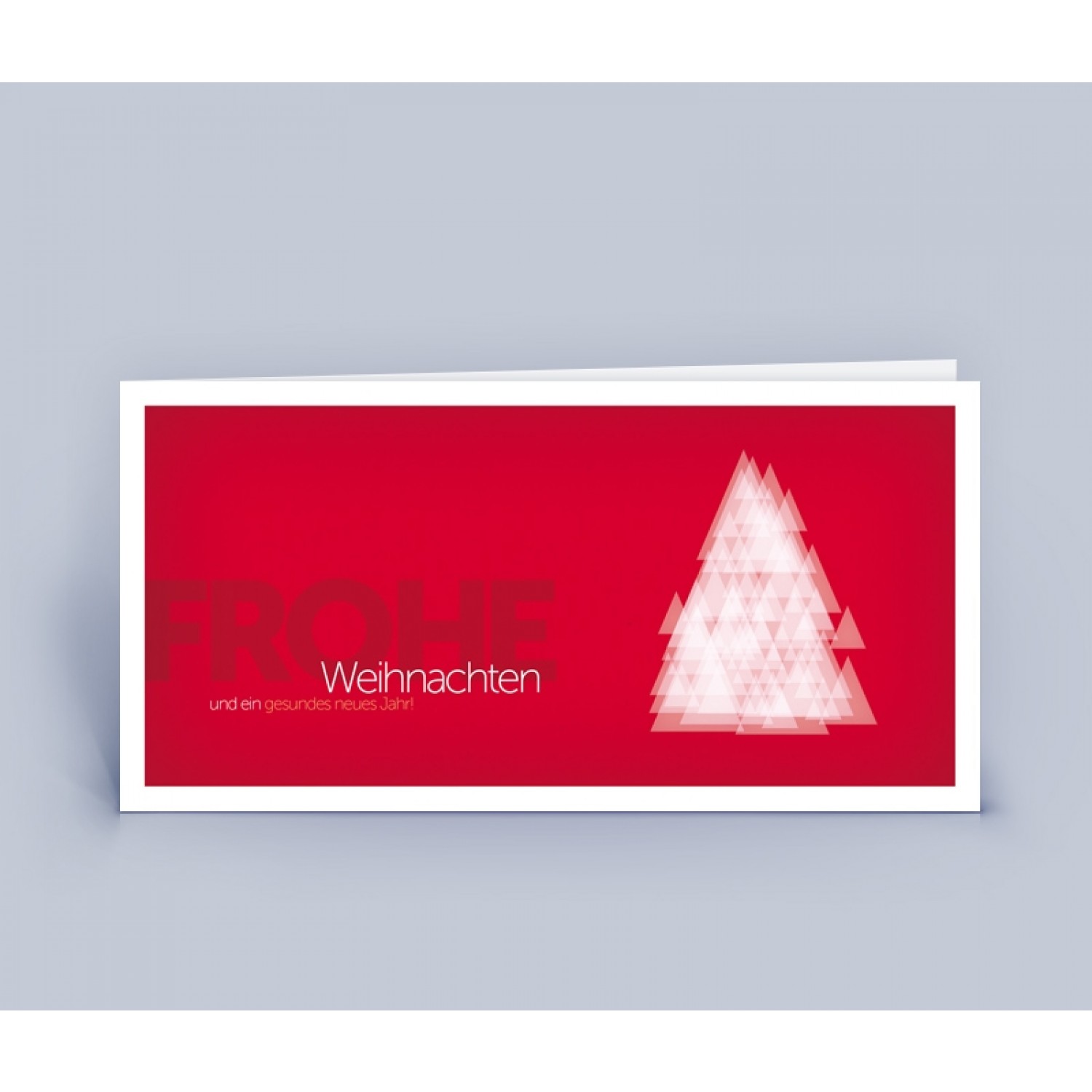 Eco Christmas Card Christmas Tree Modern | eco-cards
