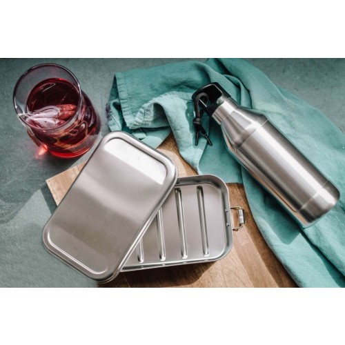 Set Stainless Steel - Lunchbox & Drinking Bottle » Tindobo
