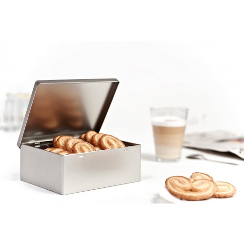 Eco-friendly Angular Biscuit Tin, hinged lid » Tindobo