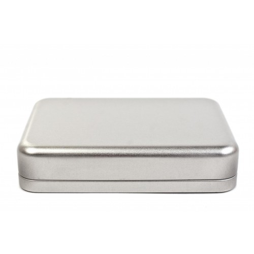 Elegant Tin Box with Hooded Lid, rectangular » Tindobo