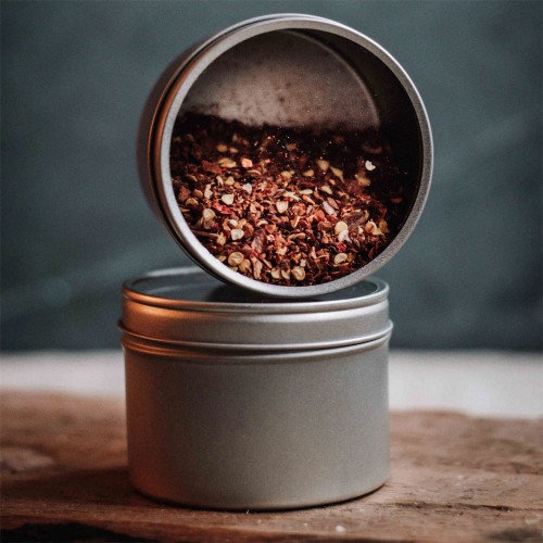 Spice & Herbs Clear Top Lid Storage Tin 200 ml /7oz » Tindobo