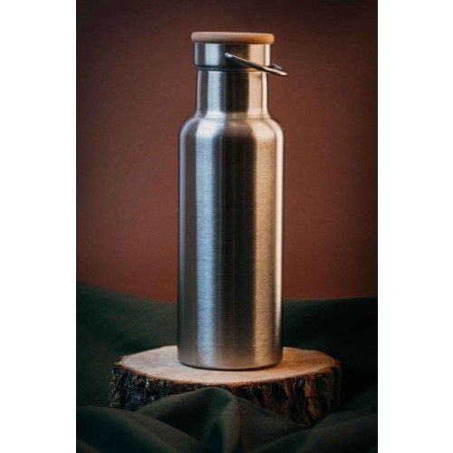Bamboo Stainless Steel Drinking Bottle plastic-free! » Tindobo
