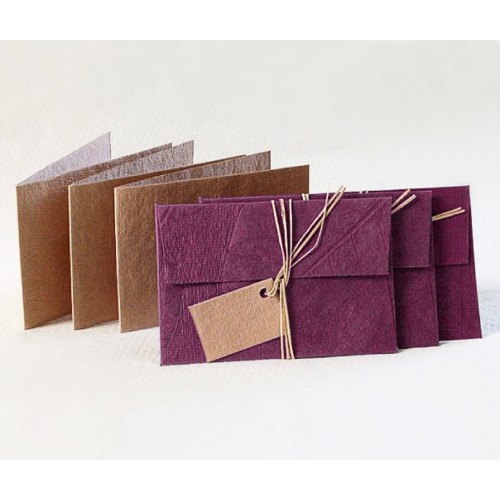 3-part Gift Tag & Greeting cards of recycled paper