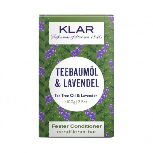 Natural Conditioner Bar Tea Tree Oil & Lavender » Klar Seifen