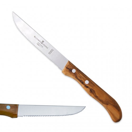 Tomato Knife, Serrated Edge, Olive Wood Handle » D.O.M.