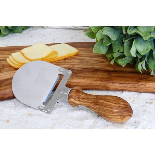 Cheese Slicer, lathed Olive Wood Handle » D.O.M.