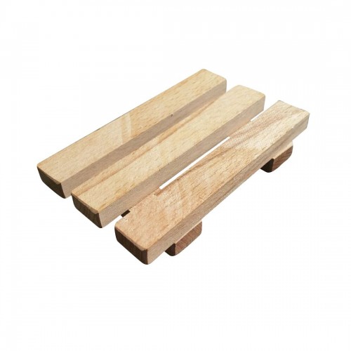Natural Beech Wood Soap Tray Palett » D.O.M.