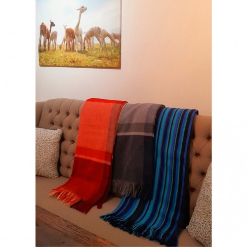 Alpaca Wool Blanket various designs » Albwolle