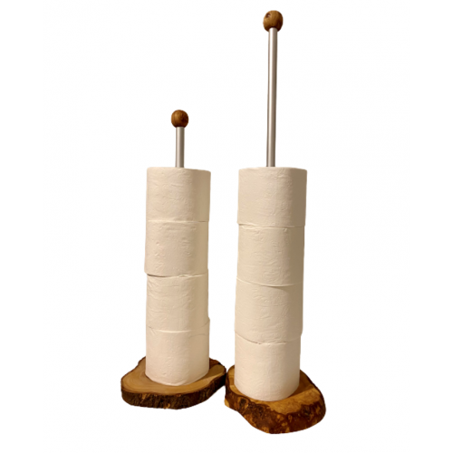 Toilet Paper Stand Storage Olive Wood 4-6 rolls » D.O.M.