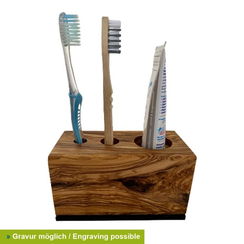 Olive Wood Toothbrush Stand Manual » D.O.M.