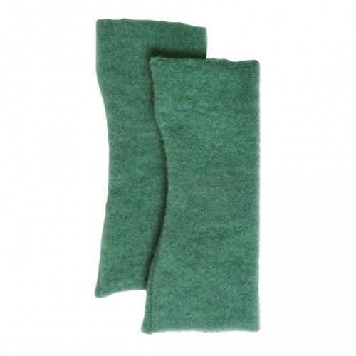Eco Fleece Armwarmers - organic merino wool, sage » Reiff