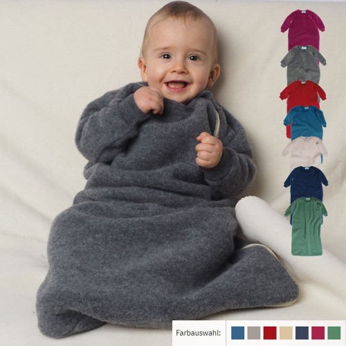 Organic Fleece Baby Sleeping bag with sleeves | Reiff