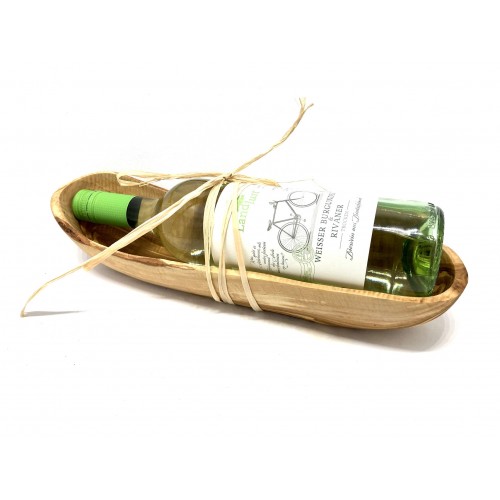 Eco-friendly Gift Basket PARTY 02 with organic white wine