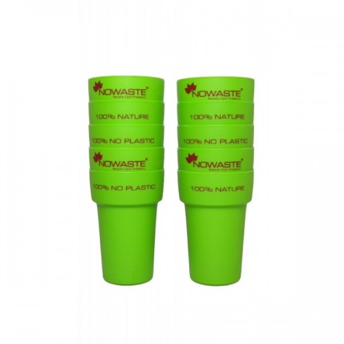 Green reusable Cup 300 ml pack of 10 | Nowaste