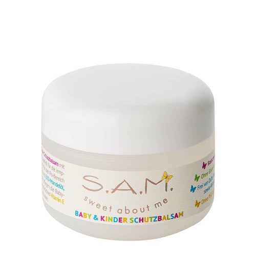 S.A.M. Baby Nappy Cream Unfragranced with Organic Almond Oil | MeraSan
