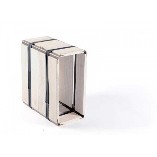 Upcycled wooden shelf MOVEO. CASA 40.20 white | reditum