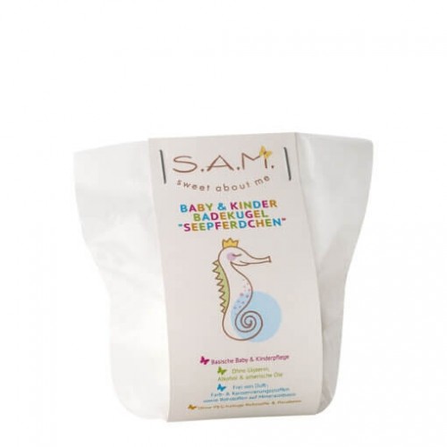 S.A.M. natural Bath Bomb Seahorse Lavender & Ruegen Healing Chalk