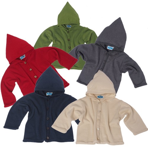 Eco Terrycloth Hoodie Jacket - Eco Wool & Silk | Reiff