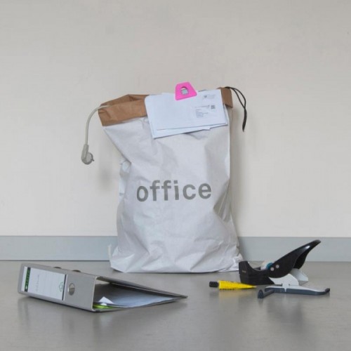 Storage Bag for Office made of recycled paper | kolor