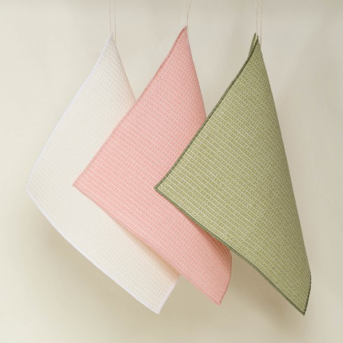 Plastic-free Cleaning Cloth Rags half-linen » nahtur-design