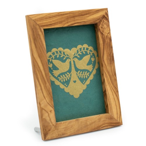 Olive Wood Picture Frame 10x15cm - engraving possible | D.O.M.