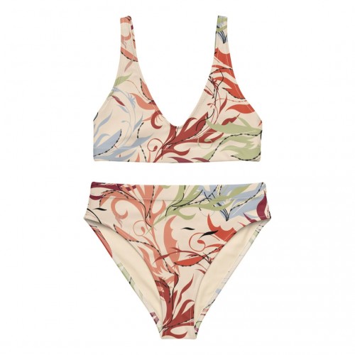 Floral Print recycled high-waisted Bikini » earlyfish