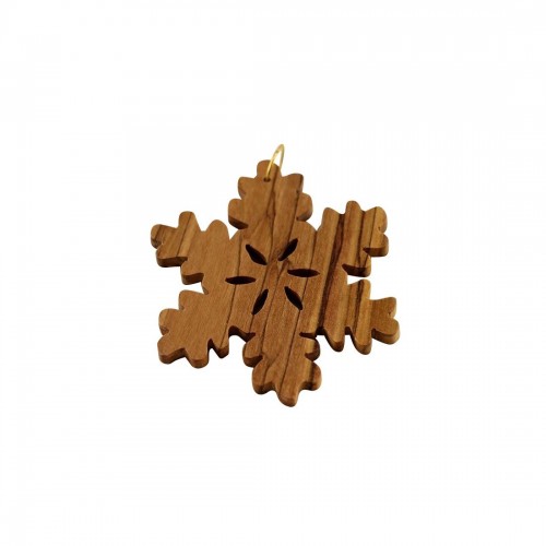 Snowflake Olive Wood Advent ornaments » D.O.M.
