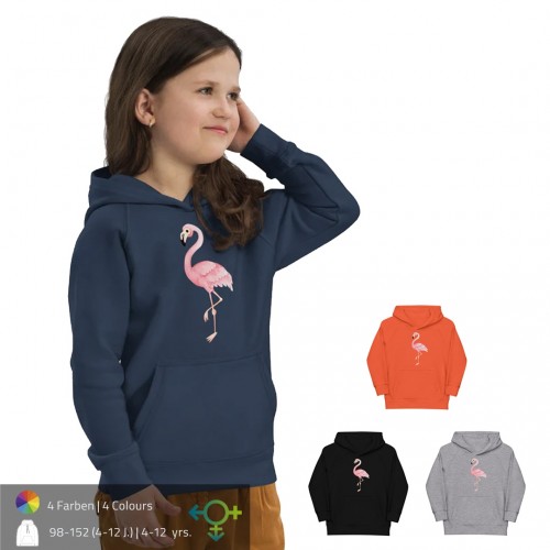 Flamingo Kids' Organic Cotton Hooded Sweater » earlyfish