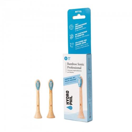 Replacement Bamboo Sonic Professional Toothbrush Heads » Hydrophil
