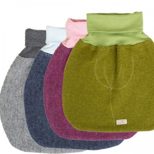 Winter Romper Bag in fluffy Loden Virgin Wool » nahtur-design