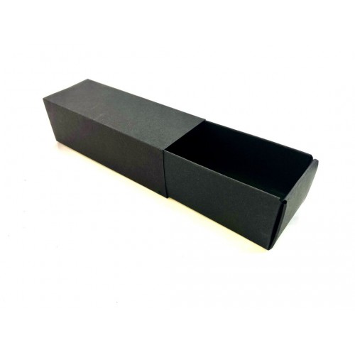Black Slide Open Gift Box Eco Cardboard » D.O.M.
