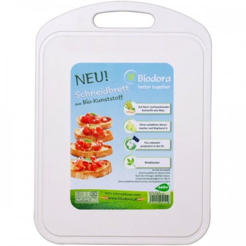 Medium Bioplastic Cutting Board with Juice Rim » Biodora