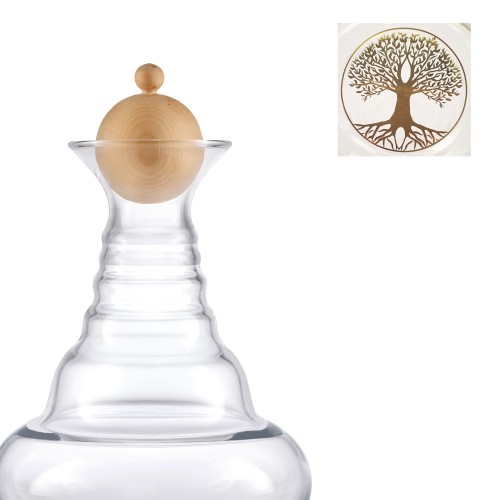 Nature’s Design Carafe Alladin Tree of Life gold, Swiss pine top