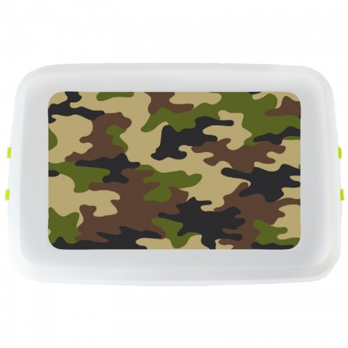 Camouflage Bioplastics Lunchbox - eco-friendly | Biodora