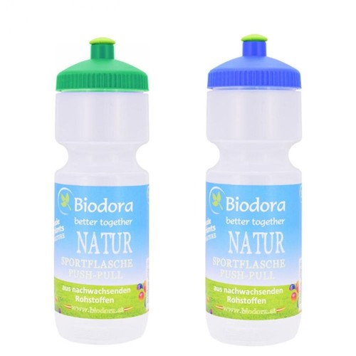Biodora Bioplastic Sports Squeeze Bottle Push & Pull