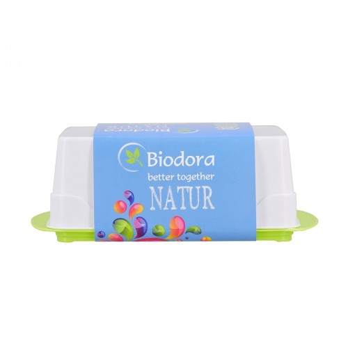 Bioplastic Butter Dish Green/White » Biodora